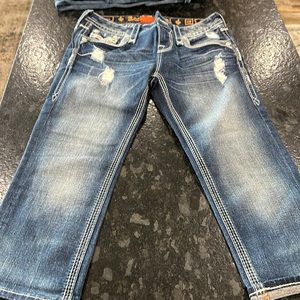 Rock revival crop Jean